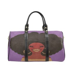 Light Purple Afro Gold Earring Small Bag New Waterproof Travel Bag/Small