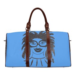 Boss Chick Blue Waterproof Travel Bag/Small