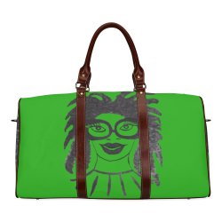 Go Get It Green Waterproof Travel Bag/Small (Model 1639)