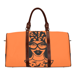 Outrageous Orange Waterproof Travel Bag/Small