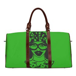 Go Get It Green Waterproof Travel Bag/Small (Model 1639)